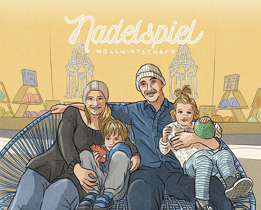 Maschen-Magie im Nadelspiel