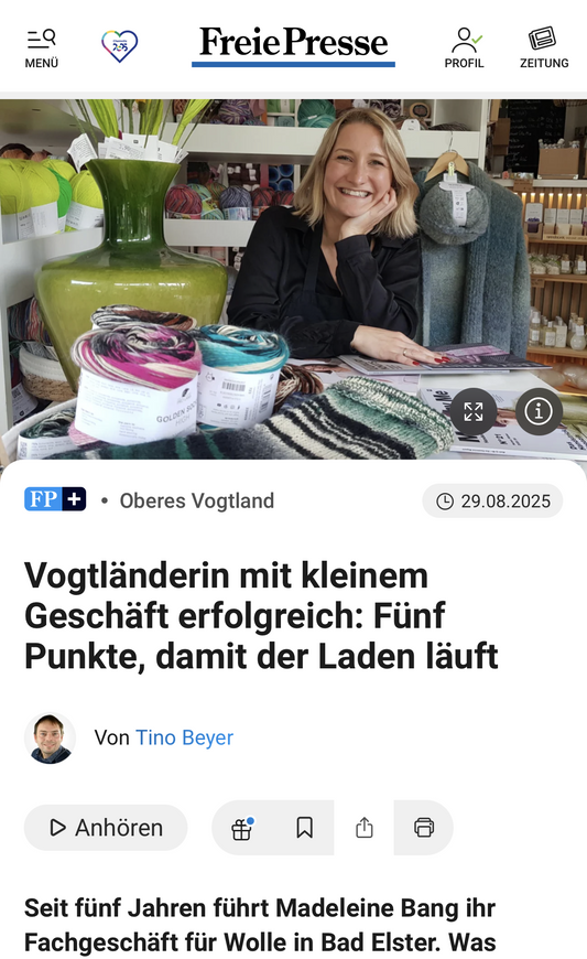 Vogtländerin mit kleinem Geschäft erfolgreich: fünf Punkte damit der Laden läuft