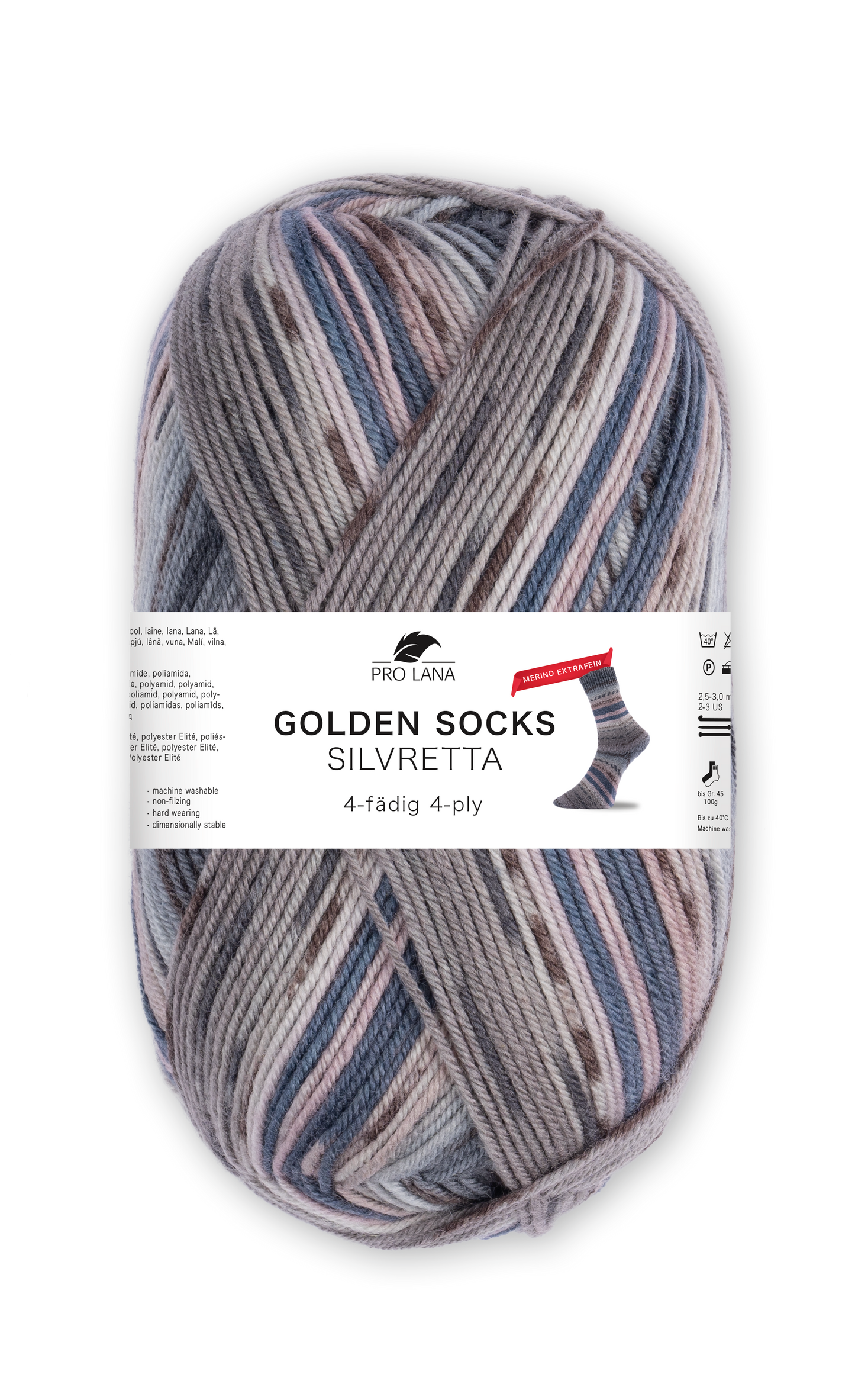 Pro Lana Golden Socks Silvretta 4-fach F. 444.06