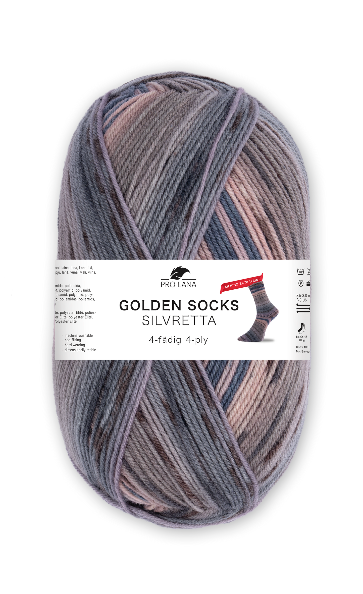 Pro Lana Golden Socks Silvretta 4-fach F. 444.10