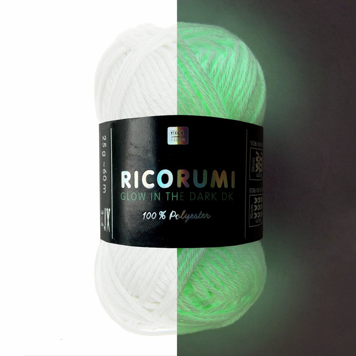 Ricorumi Glow In The Dark F. 001 (Leuchtgarn)