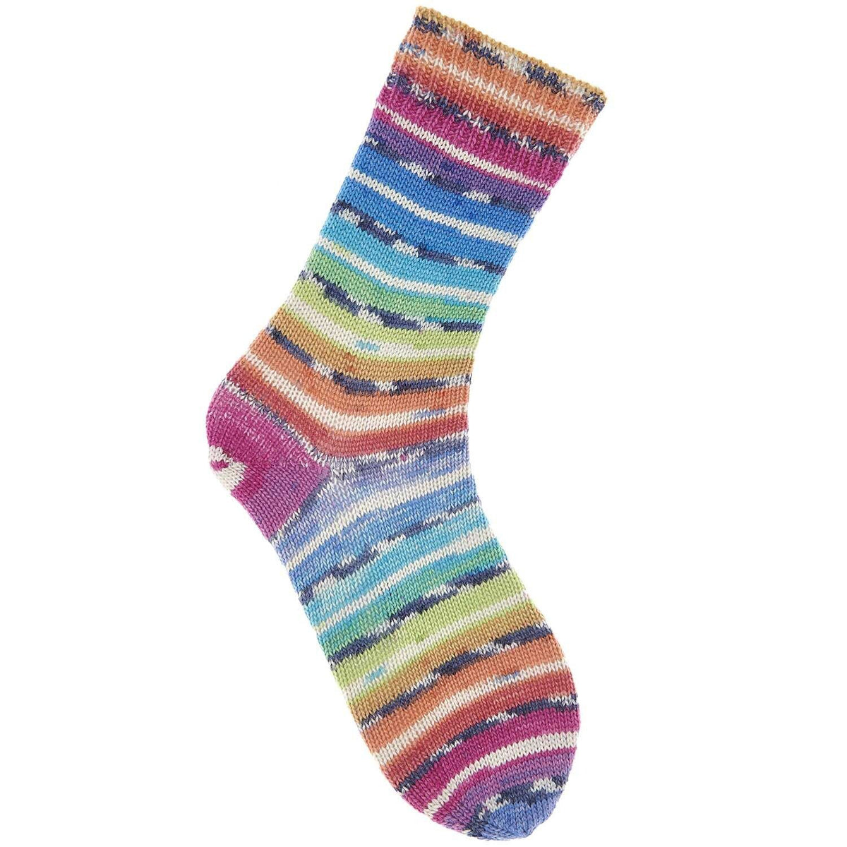 socks bamboo rainbow 4-fach F. 058