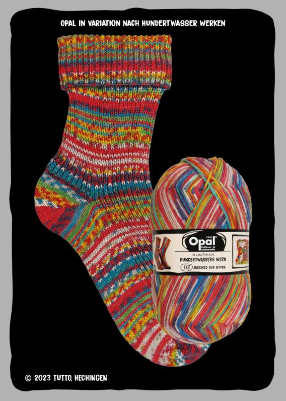 Opal Hundertwassers Werk 668 4-fädig F. 4054