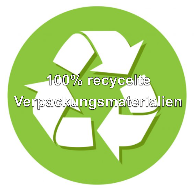100% recycelte Verpackungsmaterialien – Nachhaltiger Versand