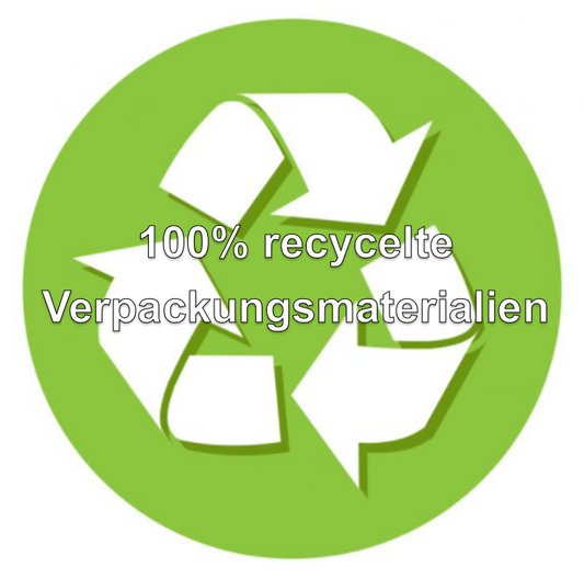100% recycelte Verpackungsmaterialien – Nachhaltiger Versand