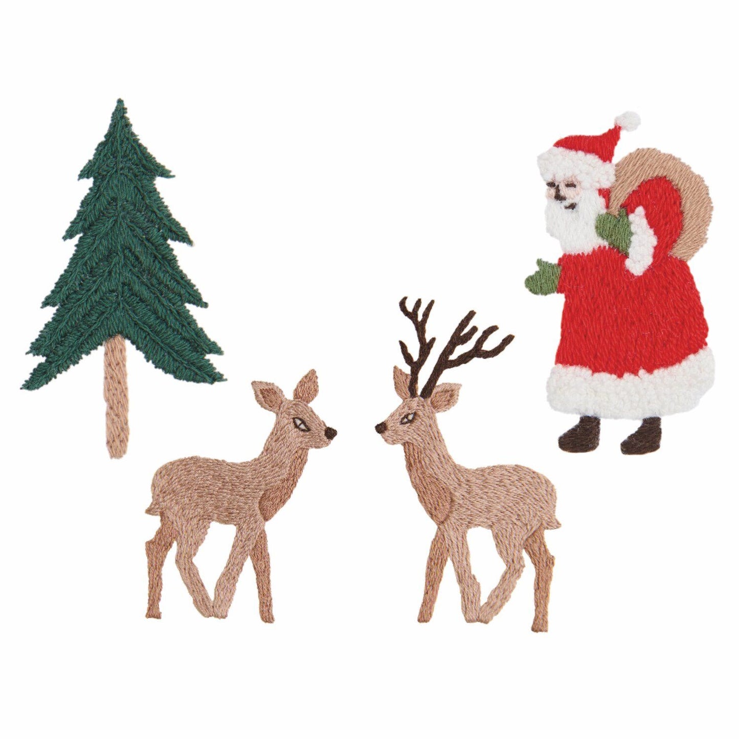 Stick & Stitch Stickpackung "Weihnachtswald"