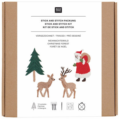 Stick & Stitch Stickpackung "Weihnachtswald"