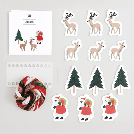 Stick & Stitch Stickpackung "Weihnachtswald"