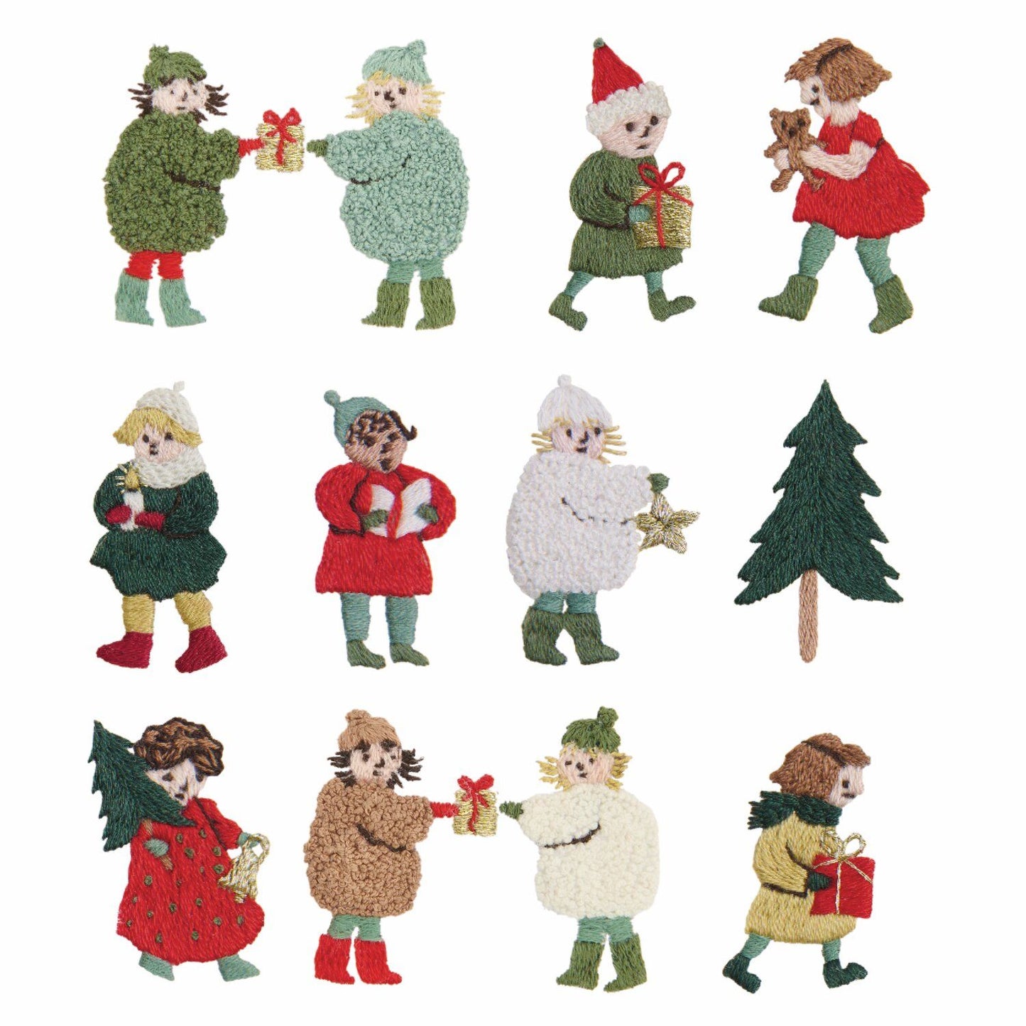 Stick & Stitch Stickpackung "Winterkinder"