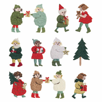 Stick & Stitch Stickpackung "Winterkinder"