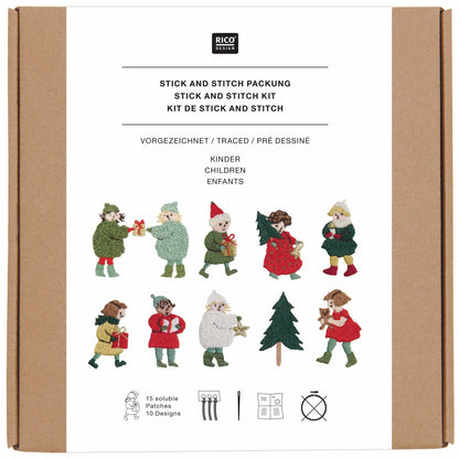 Stick & Stitch Stickpackung "Winterkinder"