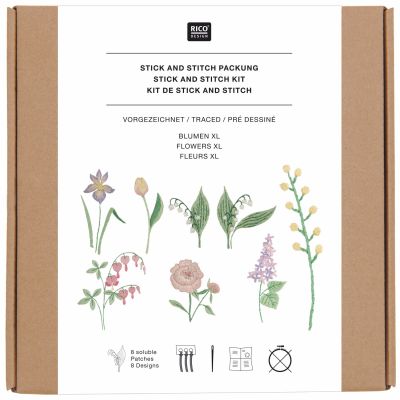 Stick & Stitch Packung "Blumensträuße XL"