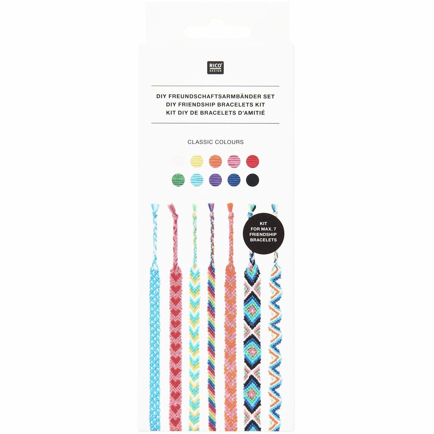 DIY Freundschaftsbänder Set "Classic Color"