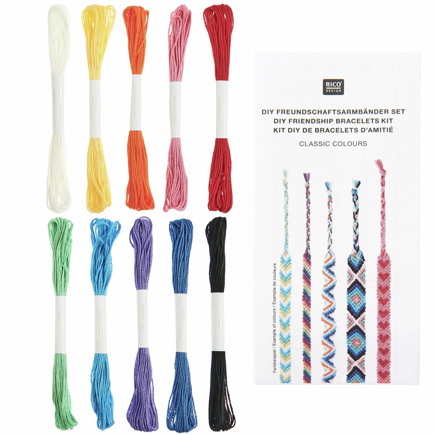 DIY Freundschaftsbänder Set "Classic Color"