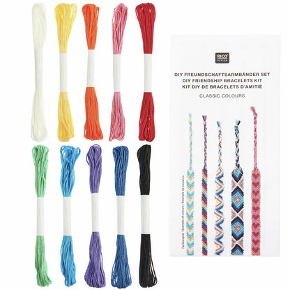 DIY Freundschaftsbänder Set "Classic Color"