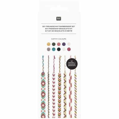 DIY Freundschaftsbänder Set "Earthy Colours"