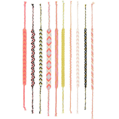 DIY Freundschaftsbänder Set "Fashion Colours"