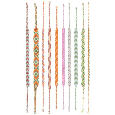 DIY Freundschaftsbänder Set "Neon Mix Colors"
