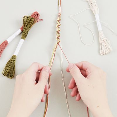 DIY Freundschaftsbänder Set "Earthy Colours"