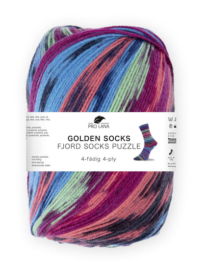 Fjord Socks Puzzle 4-fach F. 81
