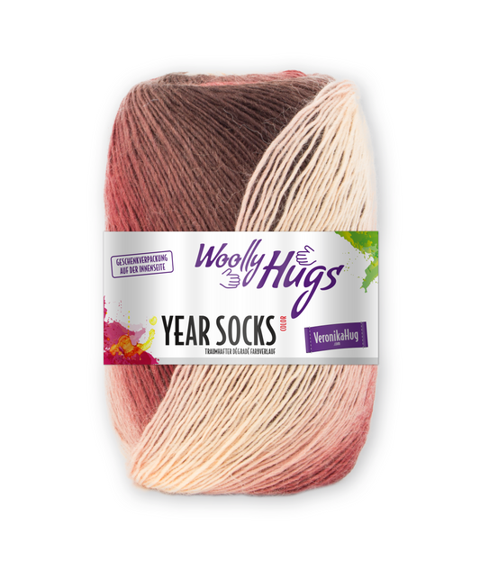 Woolly Hugs Year Socks color 4-fach F. 02