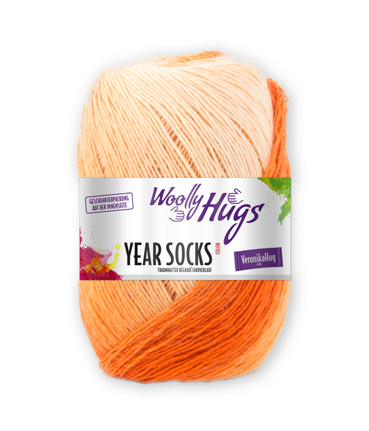 Woolly Hugs Year Socks color 4-fach F. 09