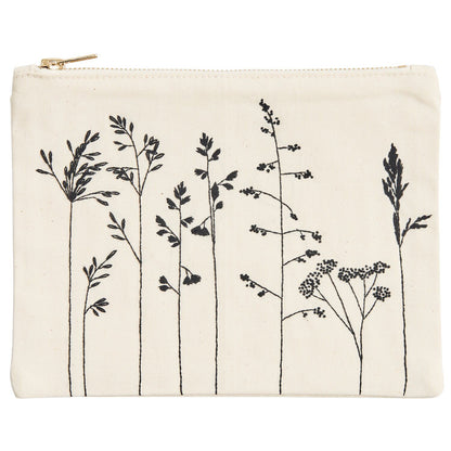 Stickpackung "Pouch Blumen und Gräser"