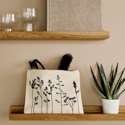 Stickpackung "Pouch Blumen und Gräser"
