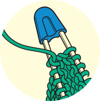 Maschenstopper für Rundstricknadeln