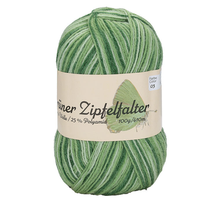 Schmetterling "Grüner Zipfelfalter" 4-fach F. 03