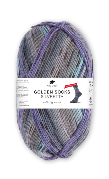 Pro Lana Golden Socks Silvretta 4-fach F. 444.01