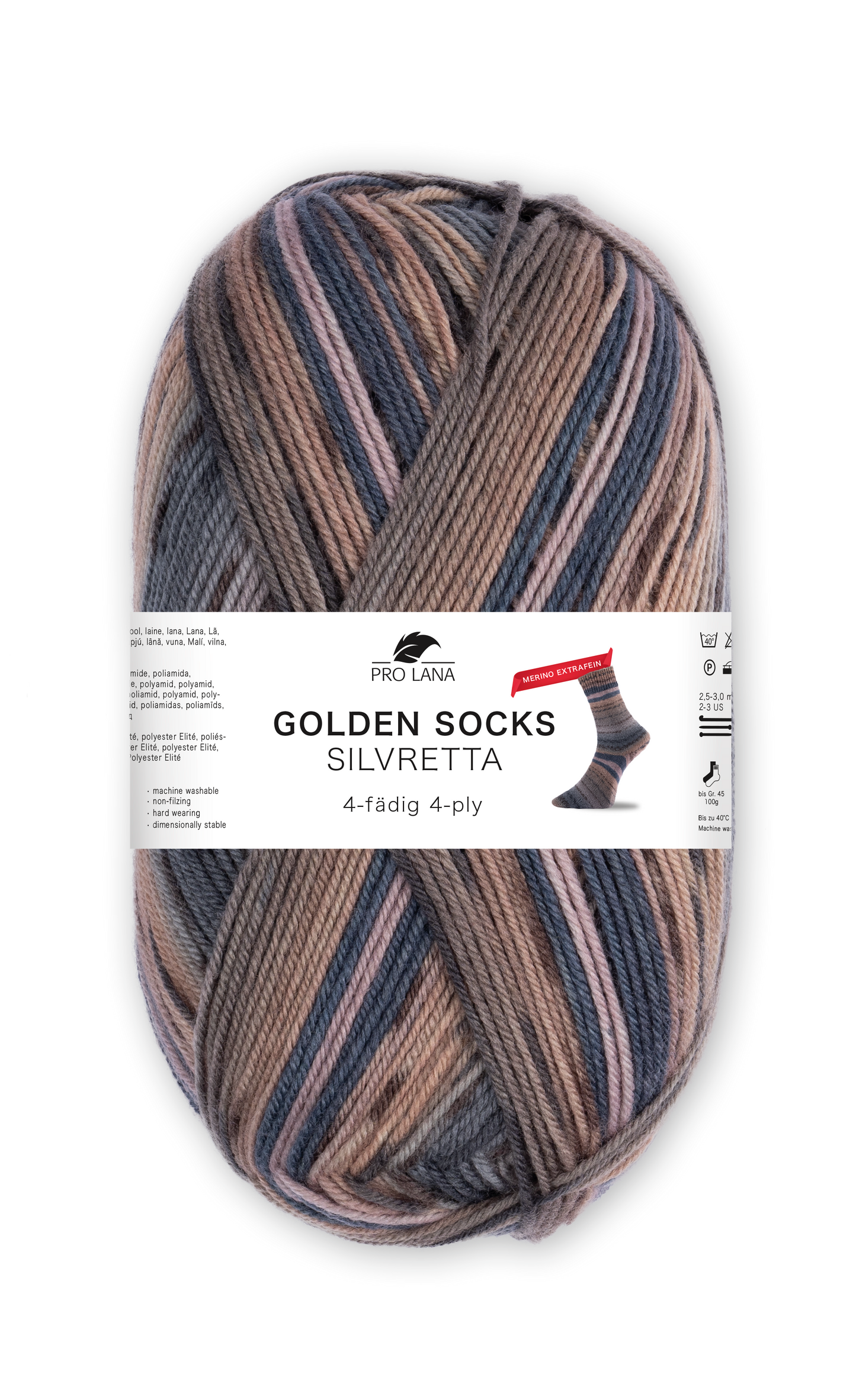 Pro Lana Golden Socks Silvretta 4-fach F. 444.05