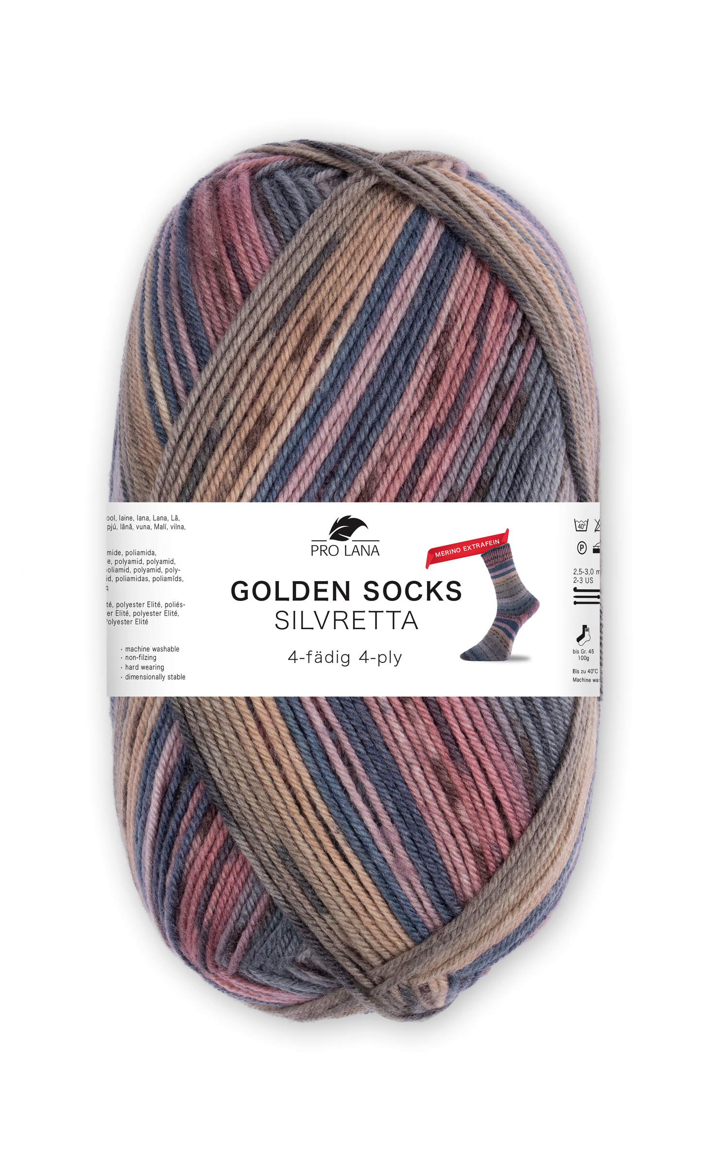 Pro Lana Golden Socks Silvretta 4-fach F. 444.08