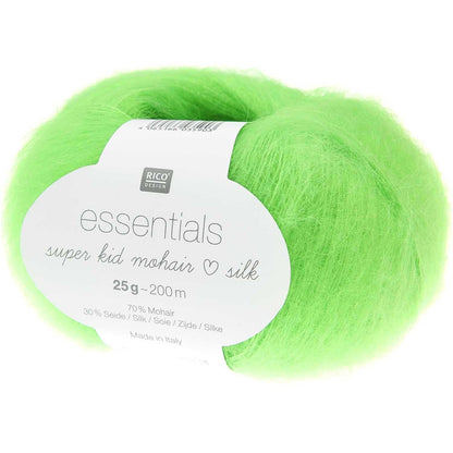 Super Kid Mohair Loves Silk F. 067 (neon-grün)