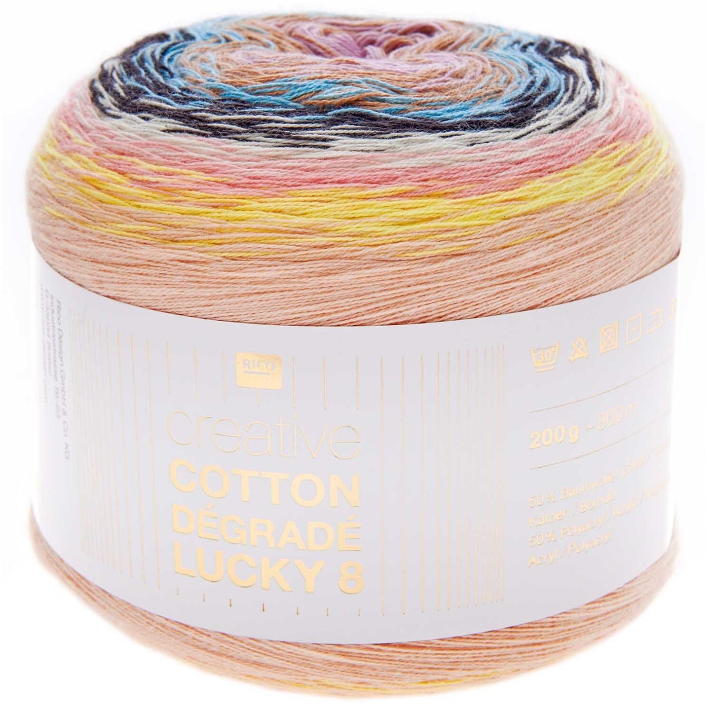 Rico Design creative Cotton Dégradé Lucky 8 F. 008