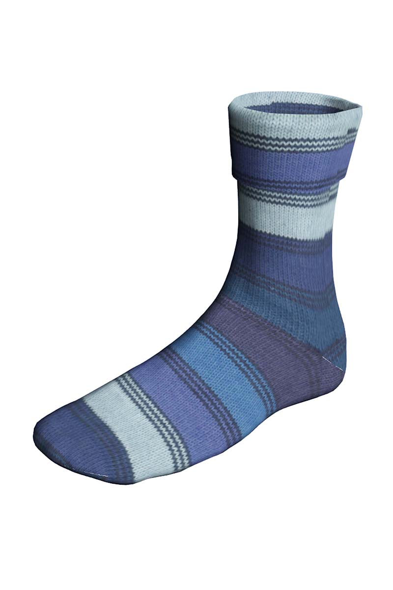 Super Soxx Merino Color 4-fach "ElementSoxx" F. 0528