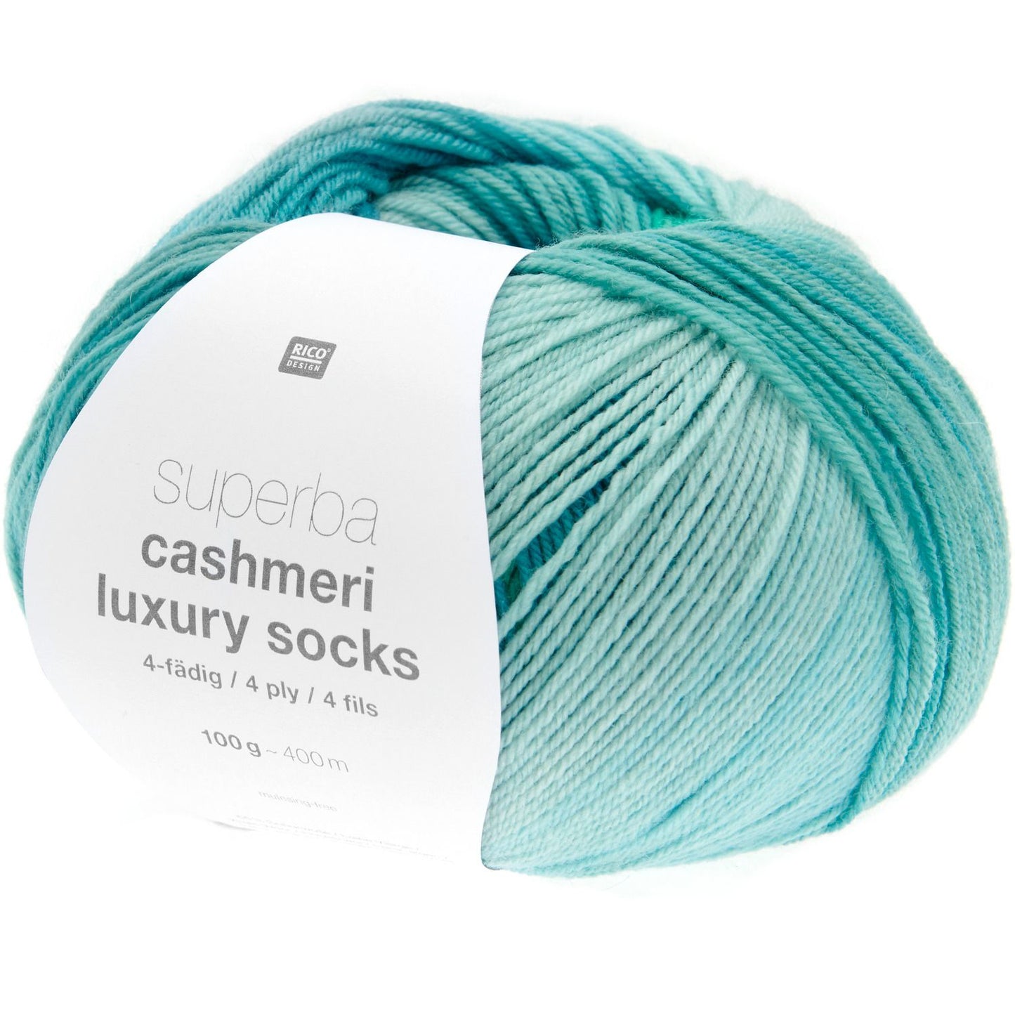 Rico Design superba cashmeri luxury socks 4-fach F. 030