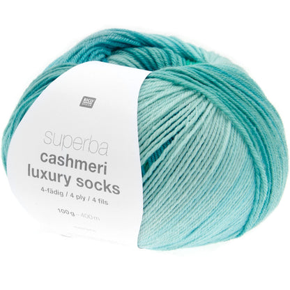 Rico Design superba cashmeri luxury socks 4-fach F. 030