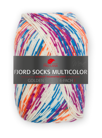 Pro Lana Golden Socks Fjord Socks Multicolor 4-fach F. 485