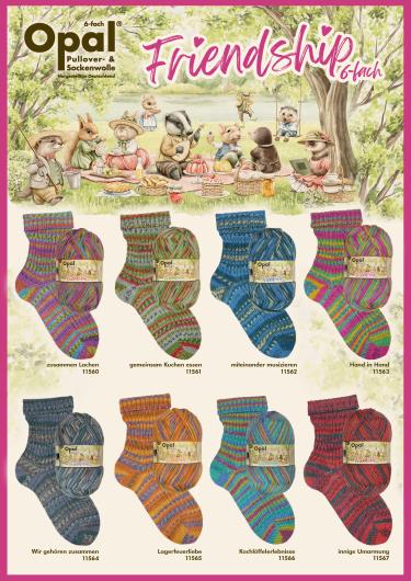 Friendship 6-fach "zusammen lachen" F. 11560