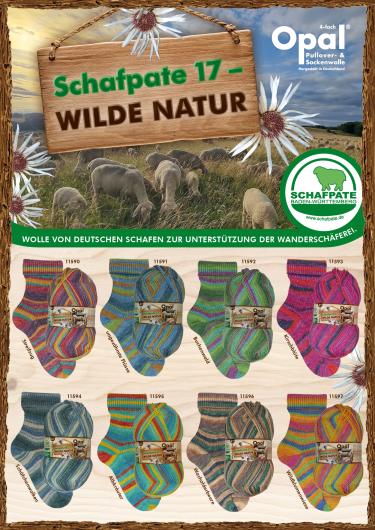 Schafpate 17 - wilde Natur 4-fach "Wildblumenwiese" F. 11597